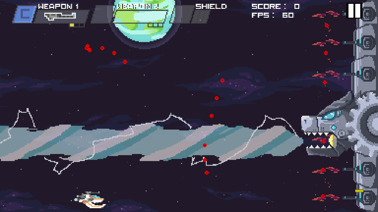 Screenshot of Pixel Space Shooter!