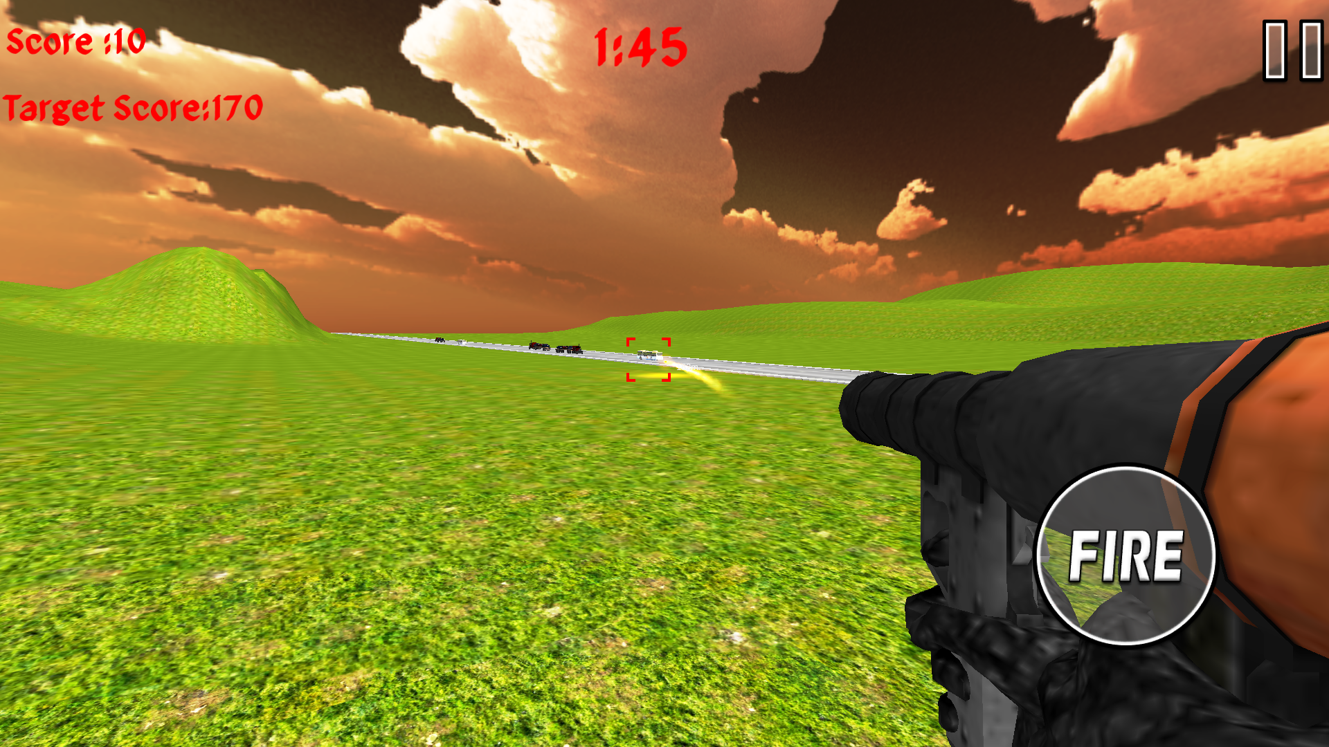 Rocket Launcher Traffic Shooter Game Screenshot