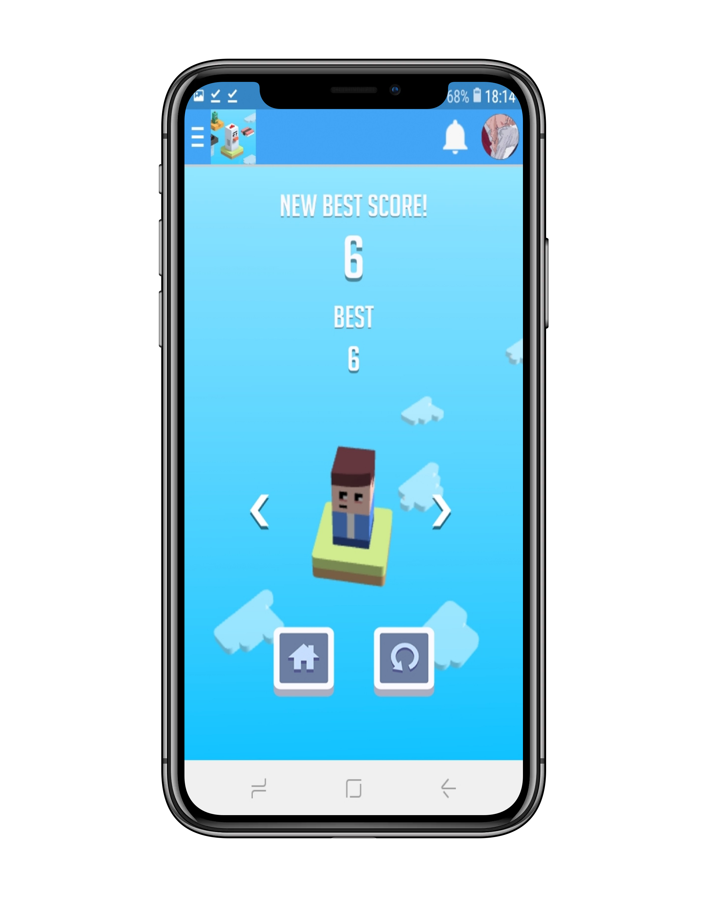 Скриншот игры Flip Jumping