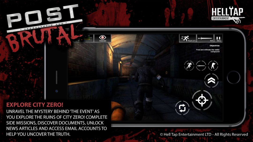 Post Brutal: Zombie Action RPG screenshot game