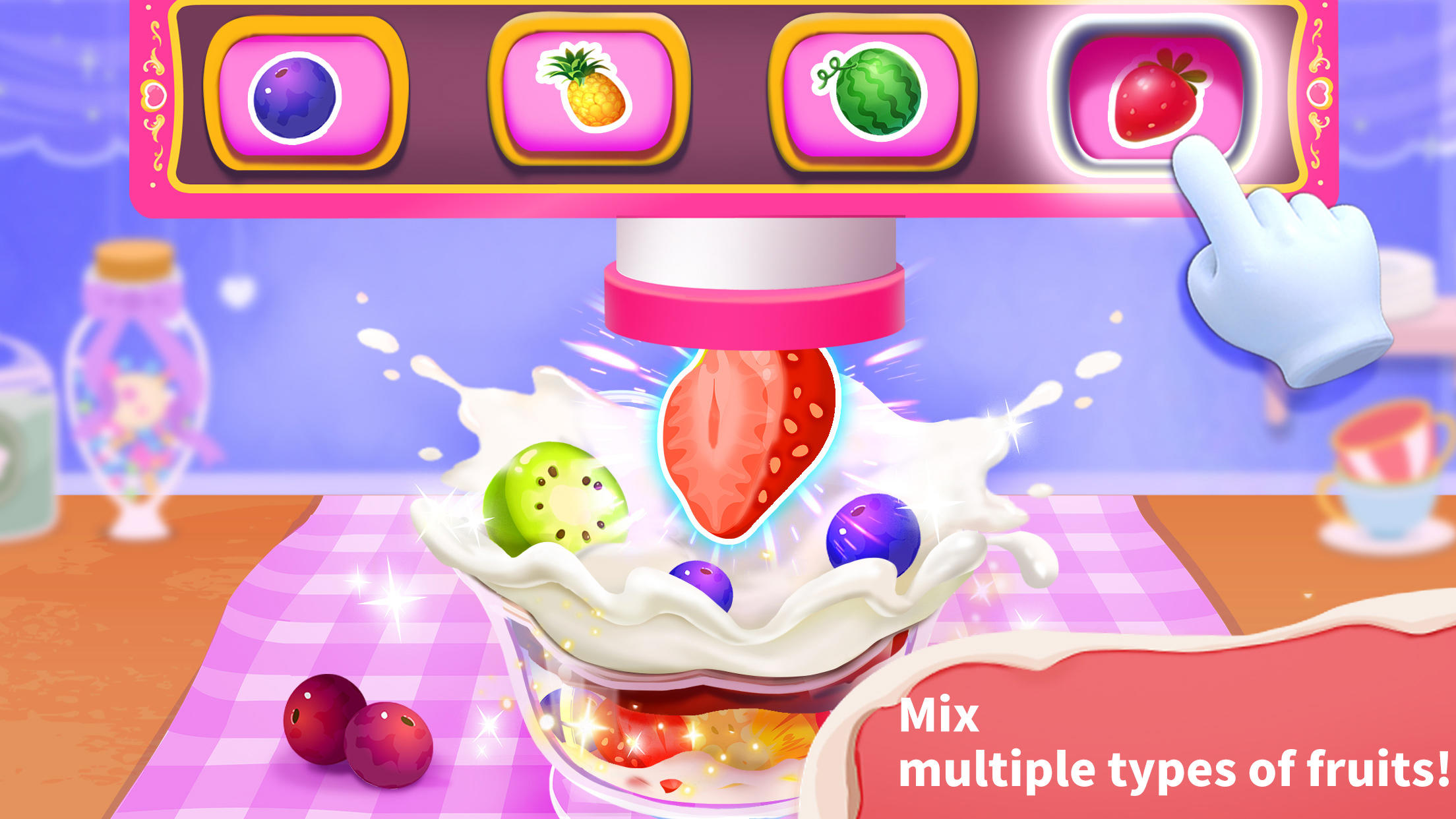 Baby Panda’s Ice Cream Shop Game Screenshot