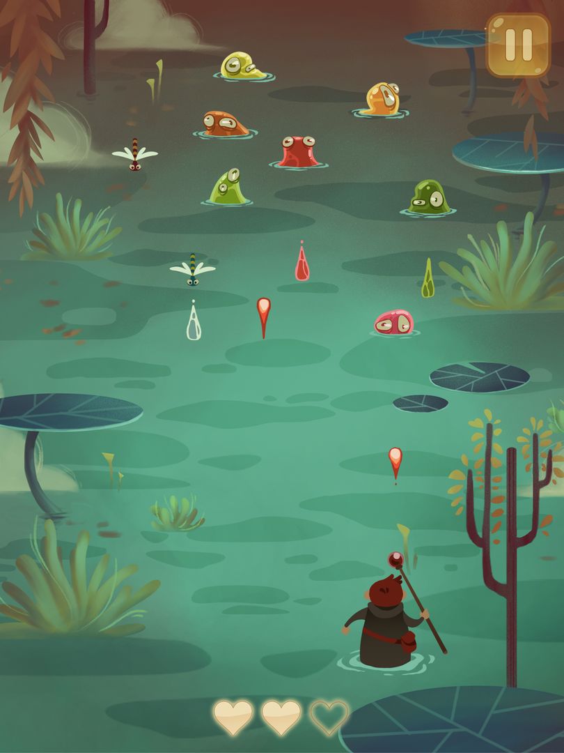 Screenshot of Wizard vs Swamp Creatures
