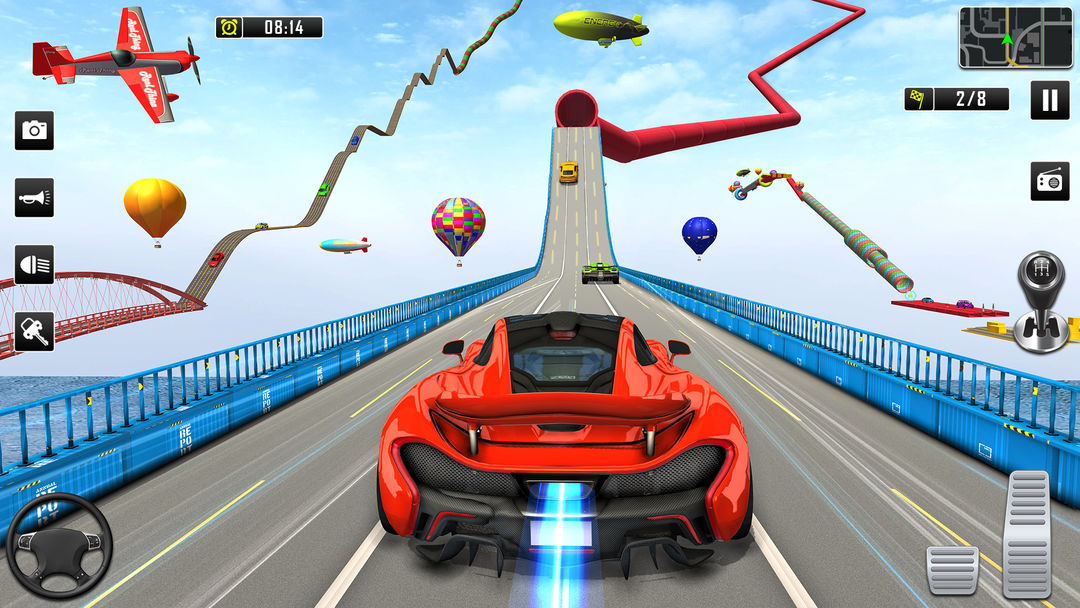 Screenshot of Ramp Car Stunts - Car Games