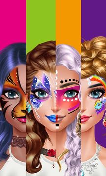 Face Paint Party! Girls Salon Game Screenshot
