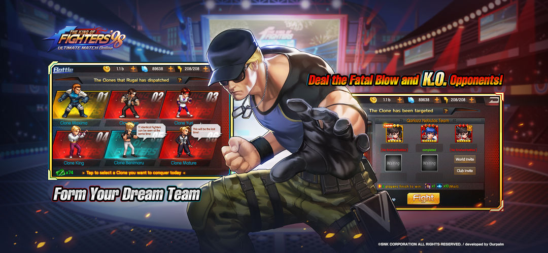 Screenshot of The King of Fighters '98UM OL