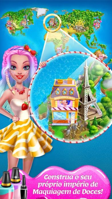 Captura de Tela do Jogo Beleza e Maquiagem de Doces