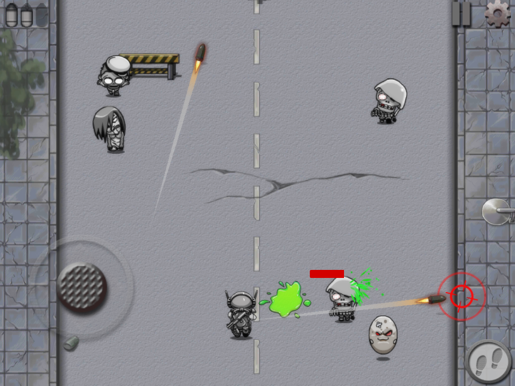 Cuplikan Layar Game 逃离僵尸街:最后的三颗子弹