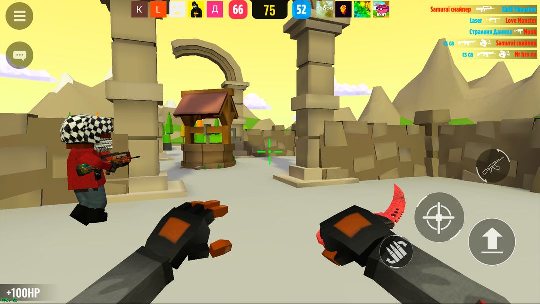 BLOCKFIELD — 5v5 PvP Shooter screenshot game
