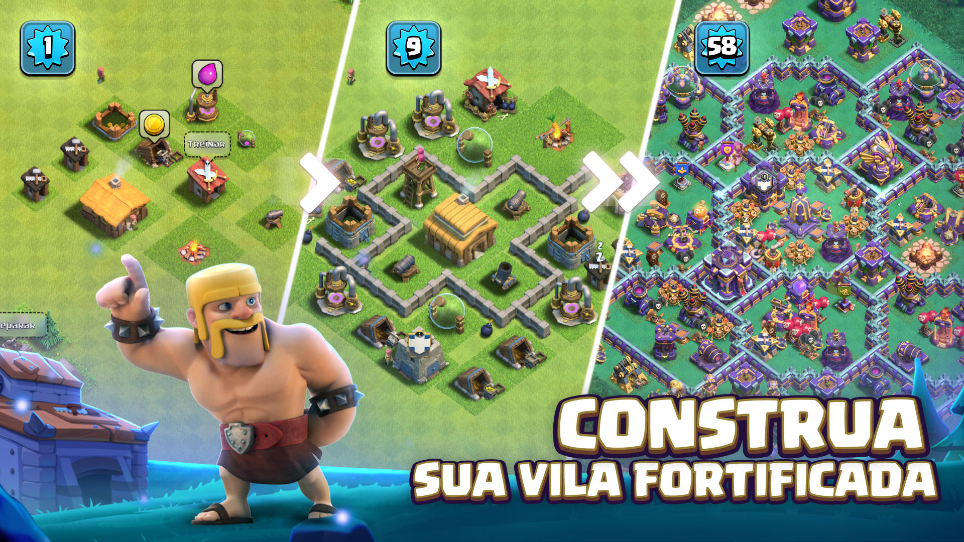 Captura de Tela do Jogo Clash of Clans