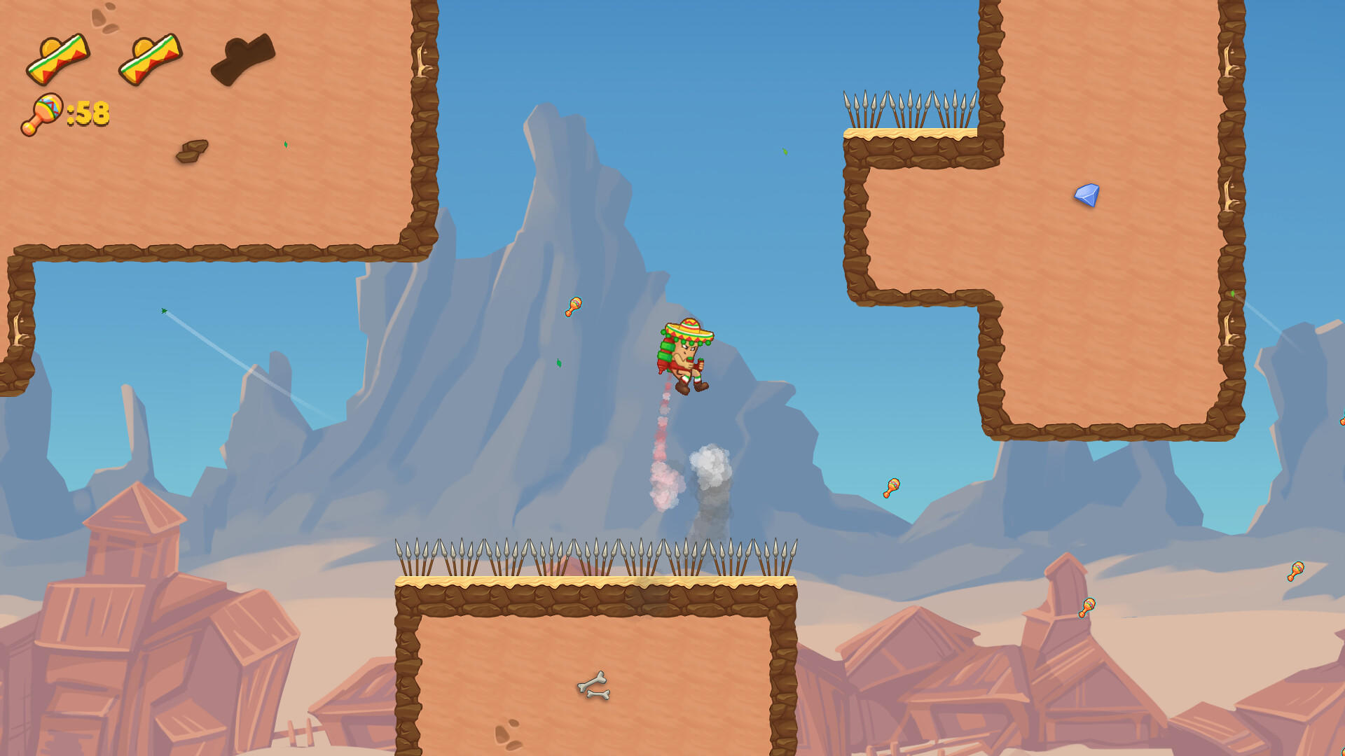 Carlos the Taco screenshot game