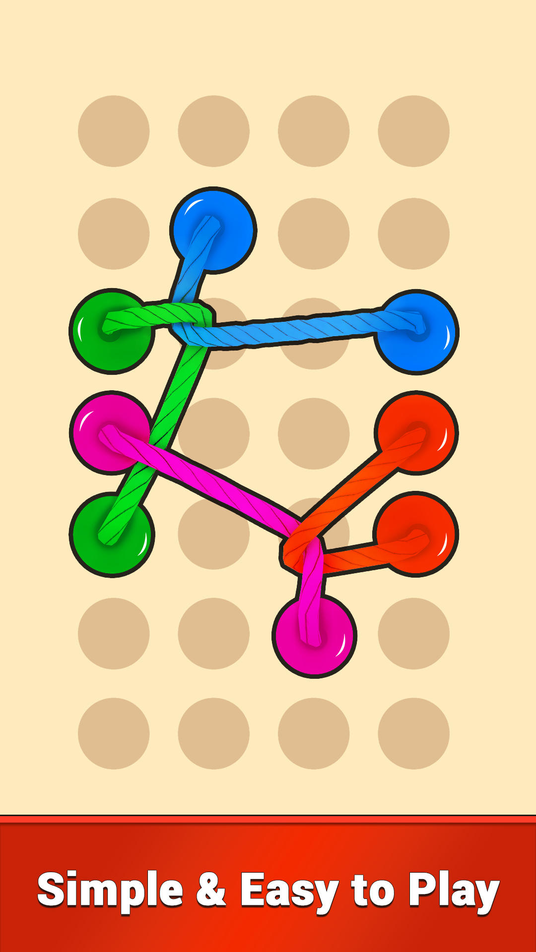 Tangle Rope 3D: Sorting Puzzle ภาพหน้าจอเกม