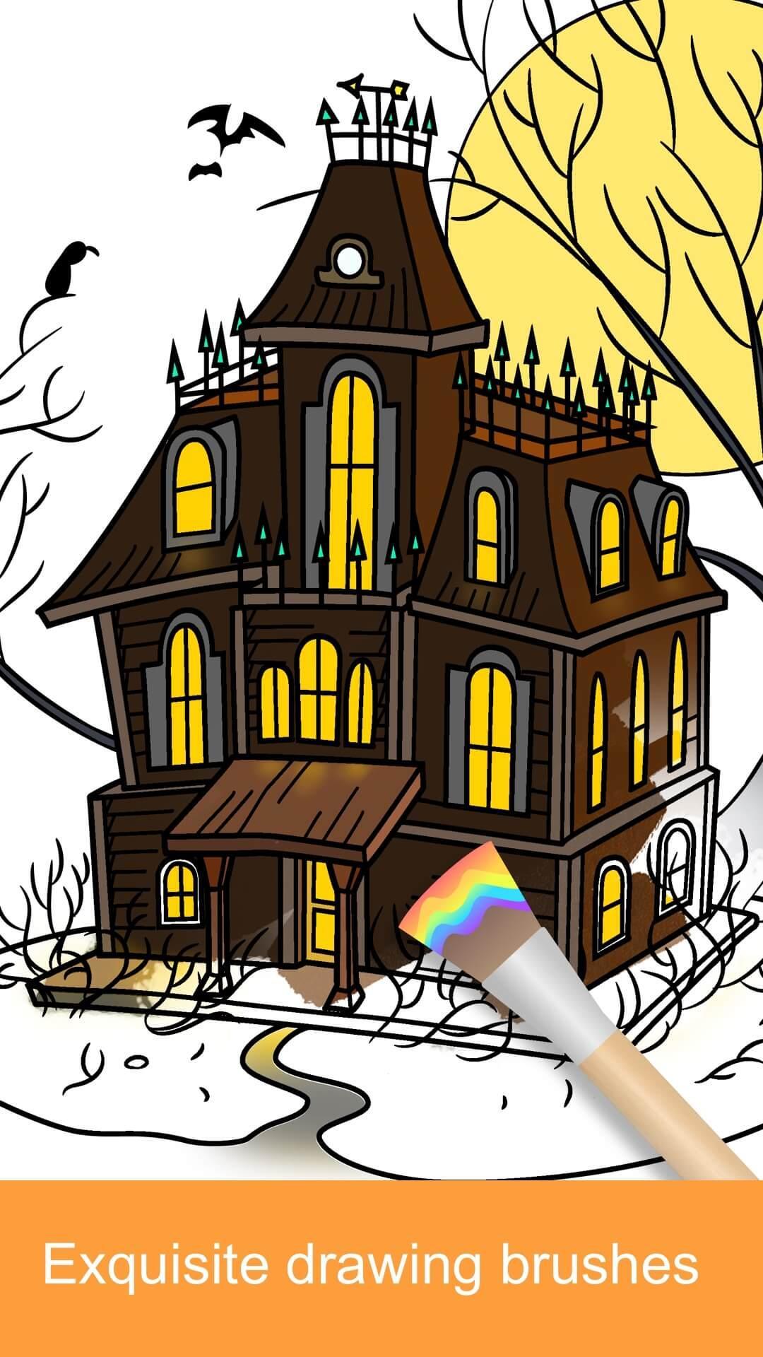 2023 Halloween Coloring Books ภาพหน้าจอเกม