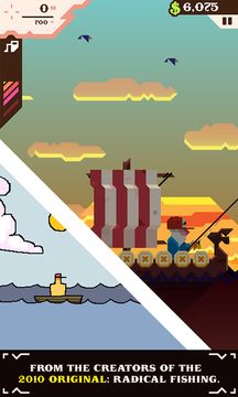 Ridiculous Fishing Game Screenshot