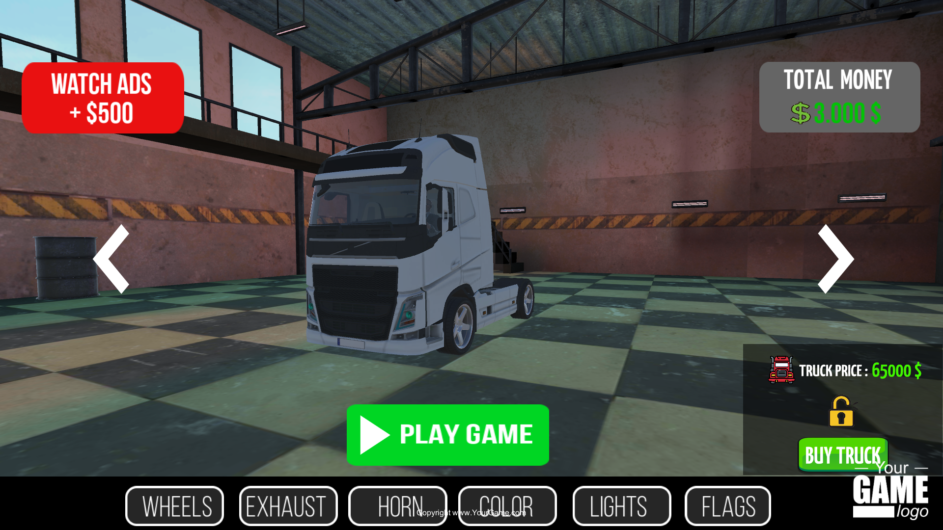 Truck Simulator Driver Game Game Screenshot