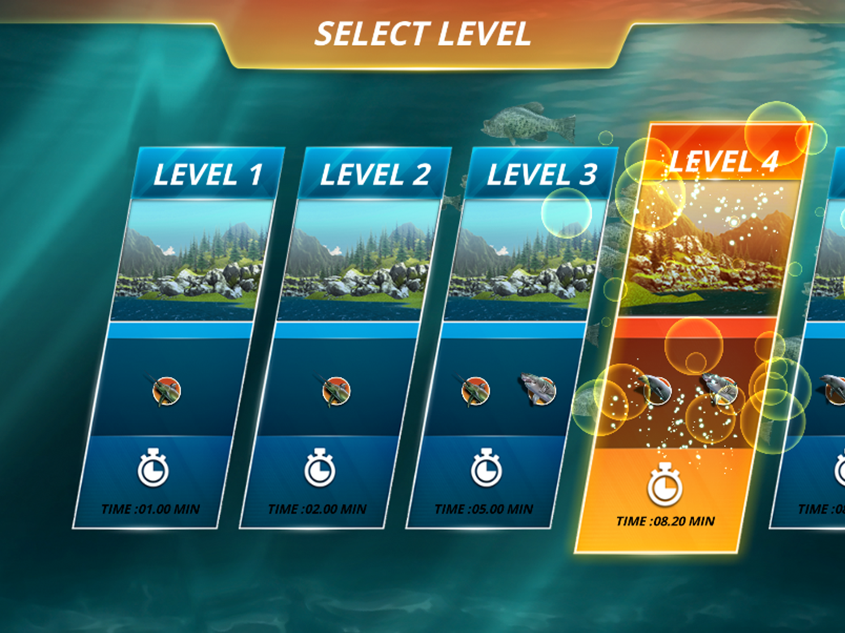 Fishing Deep Sea Simulator 3D Game Screenshot