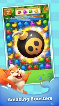 Fruit Splash ゲームのスクリーンショット