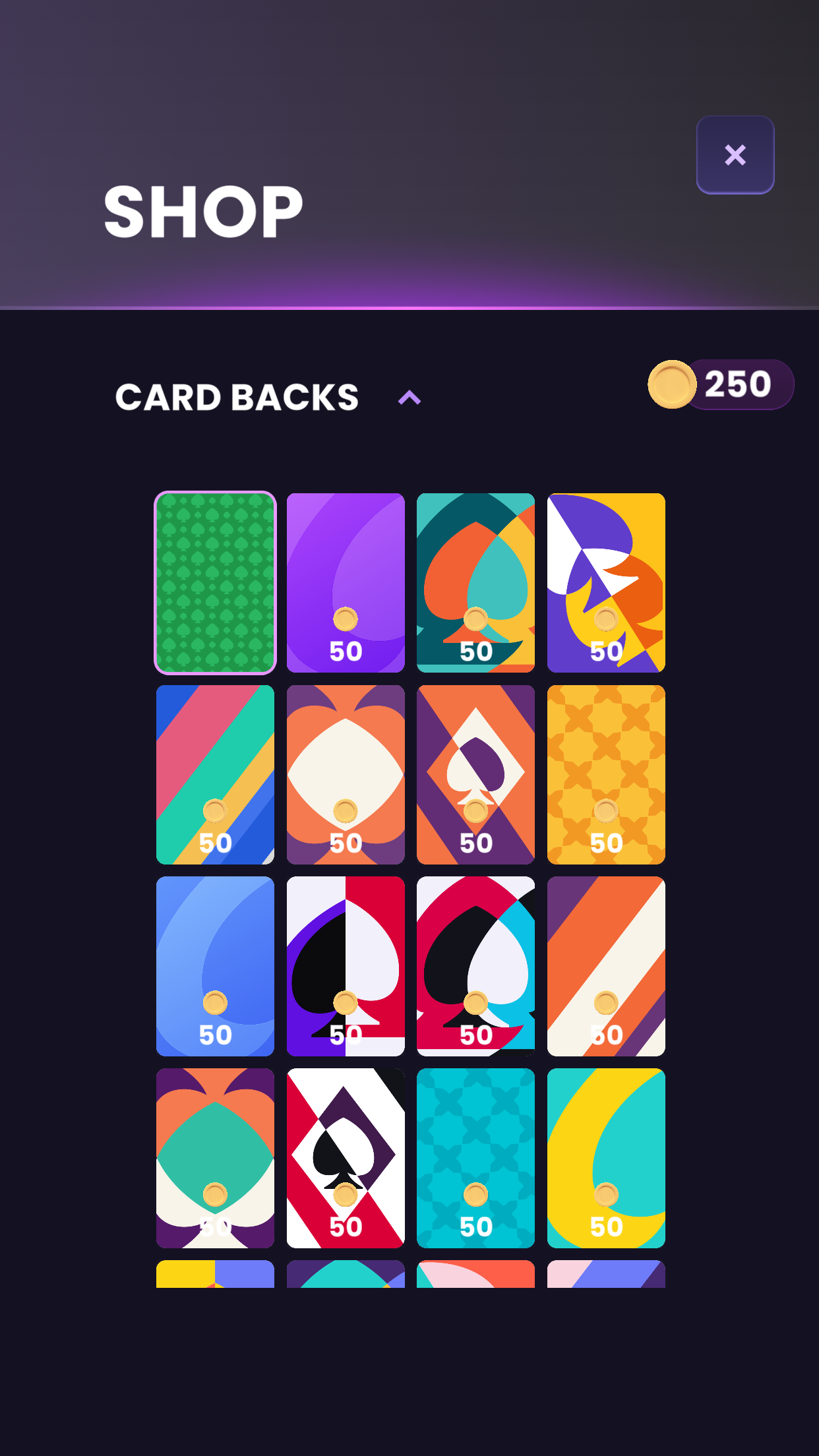 Screenshot of Spades - Classy Card Game!