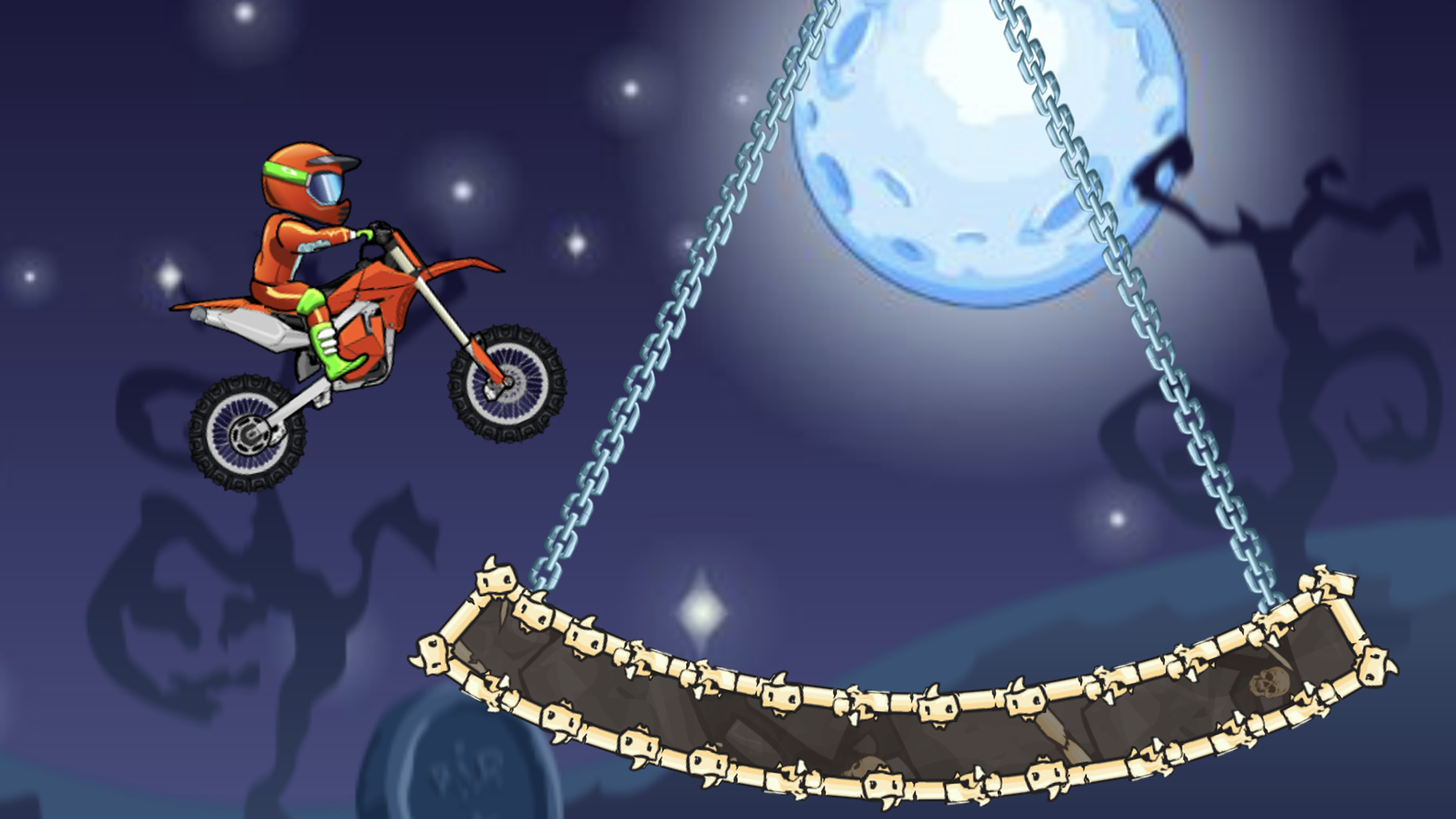 Screenshot of Moto X3M Bike Race Game