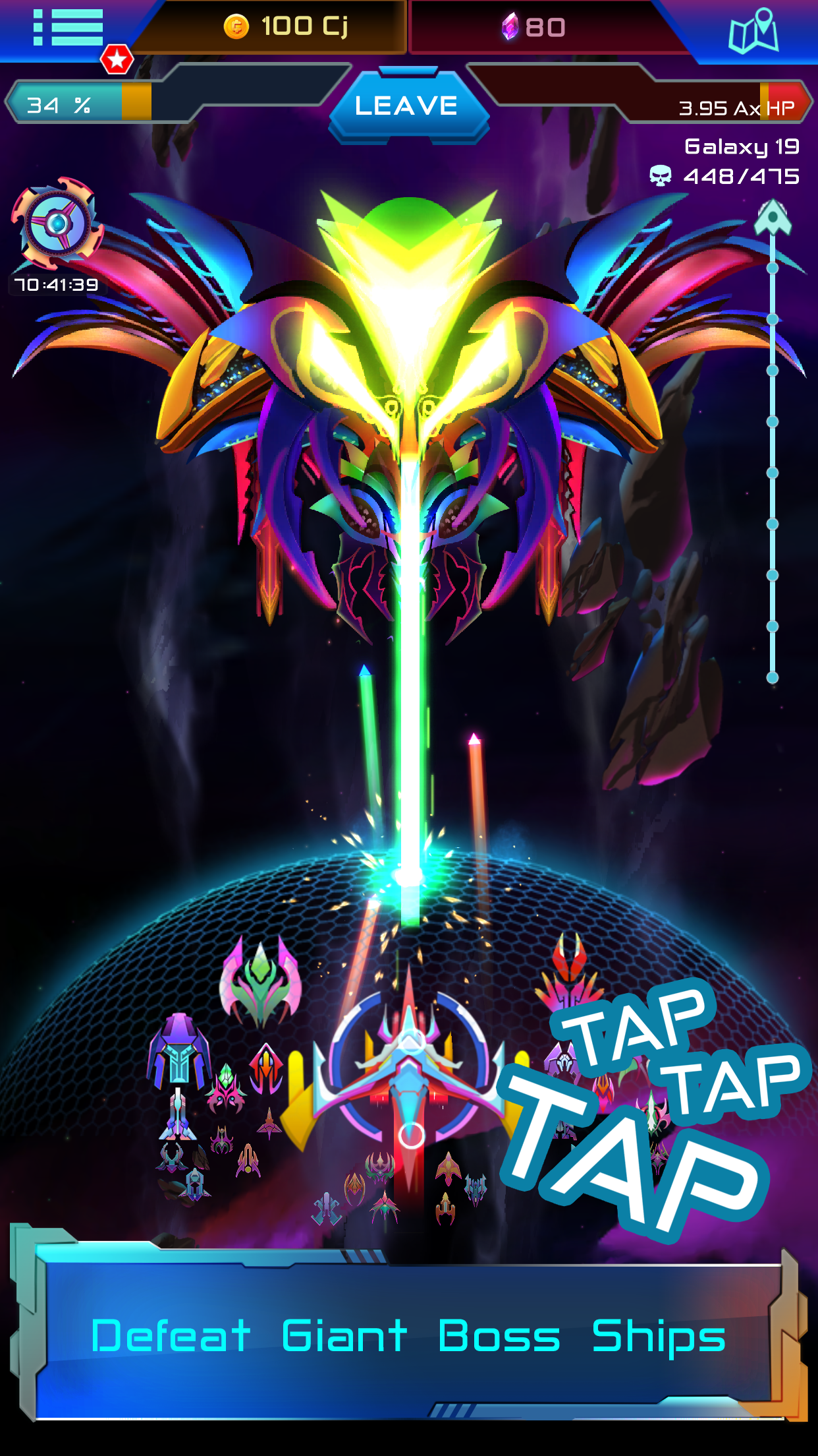 Void Troopers : Sci-fi Tapper Game Screenshot