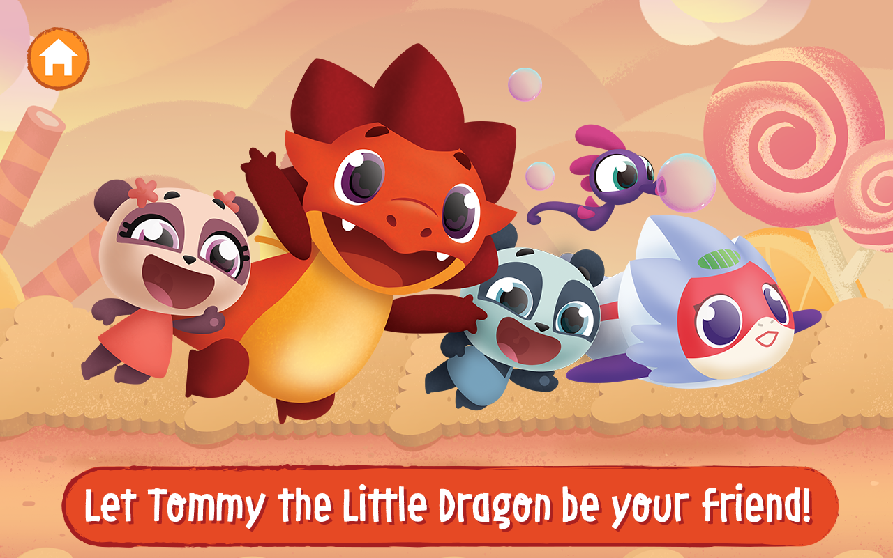 Скриншот игры Tommy The Dragon Magic Worlds: Kids Dinosaur Games