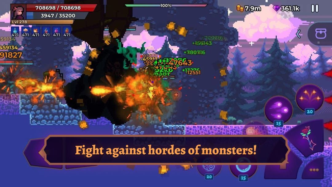 Moonrise Arena - Pixel RPG screenshot game