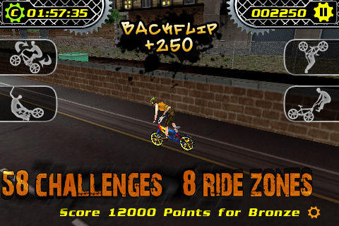 BMX Cunning Stunts 3D Game Screenshot