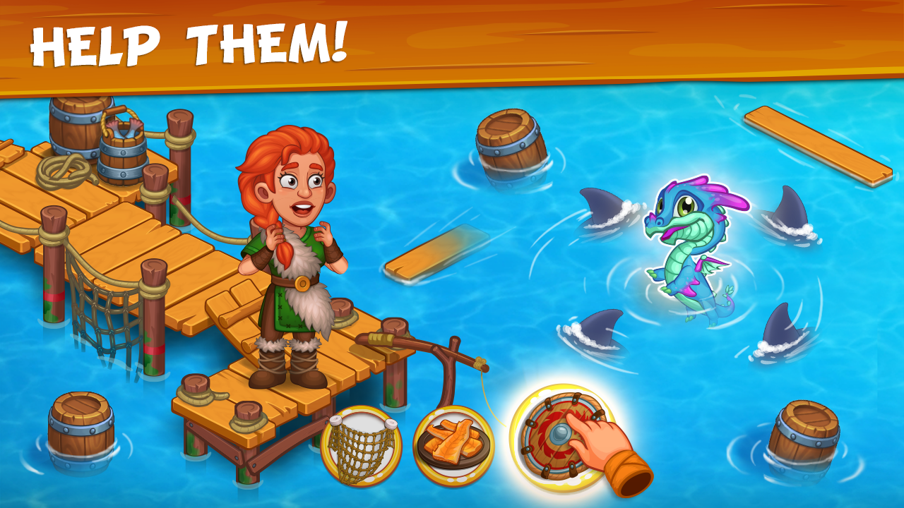 Screenshot 8 of Vikings and Dragon Island Farm 1.47