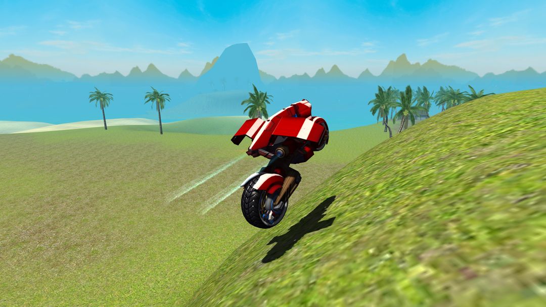 Screenshot of Flying Motorcycle Simulator