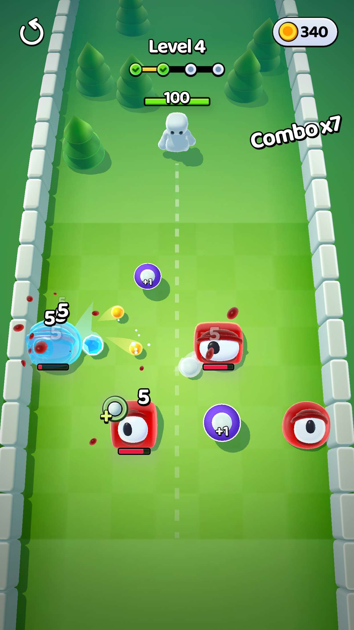 Cuplikan Layar Game Throw Balls 3D