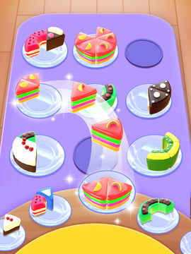 Cake Sort Puzzle 3D Game Screenshot