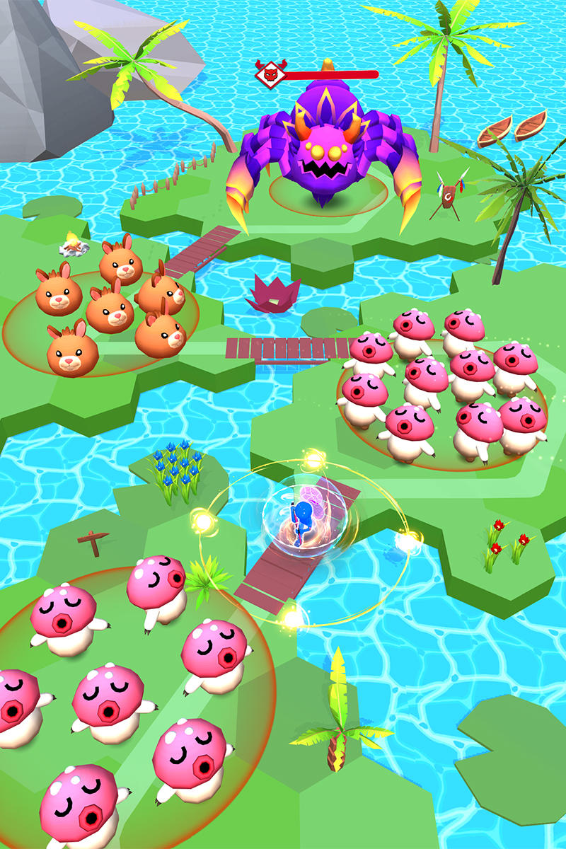 Idle Shooter: Camping Land Game Screenshot