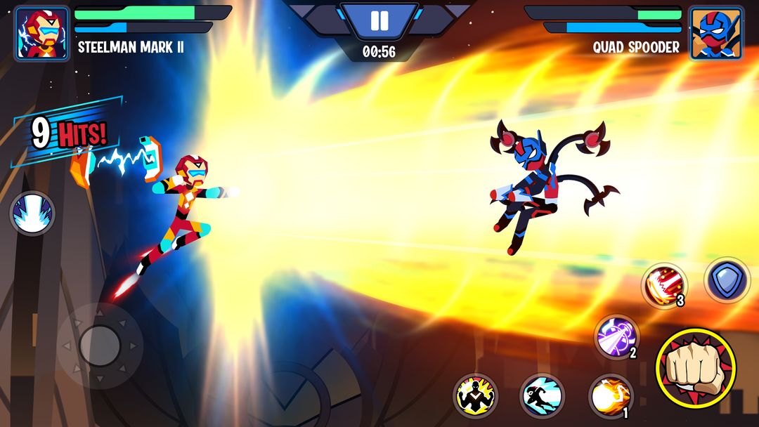 Stickman Heroes Fight - Super Stick Warriors 게임 스크린 샷