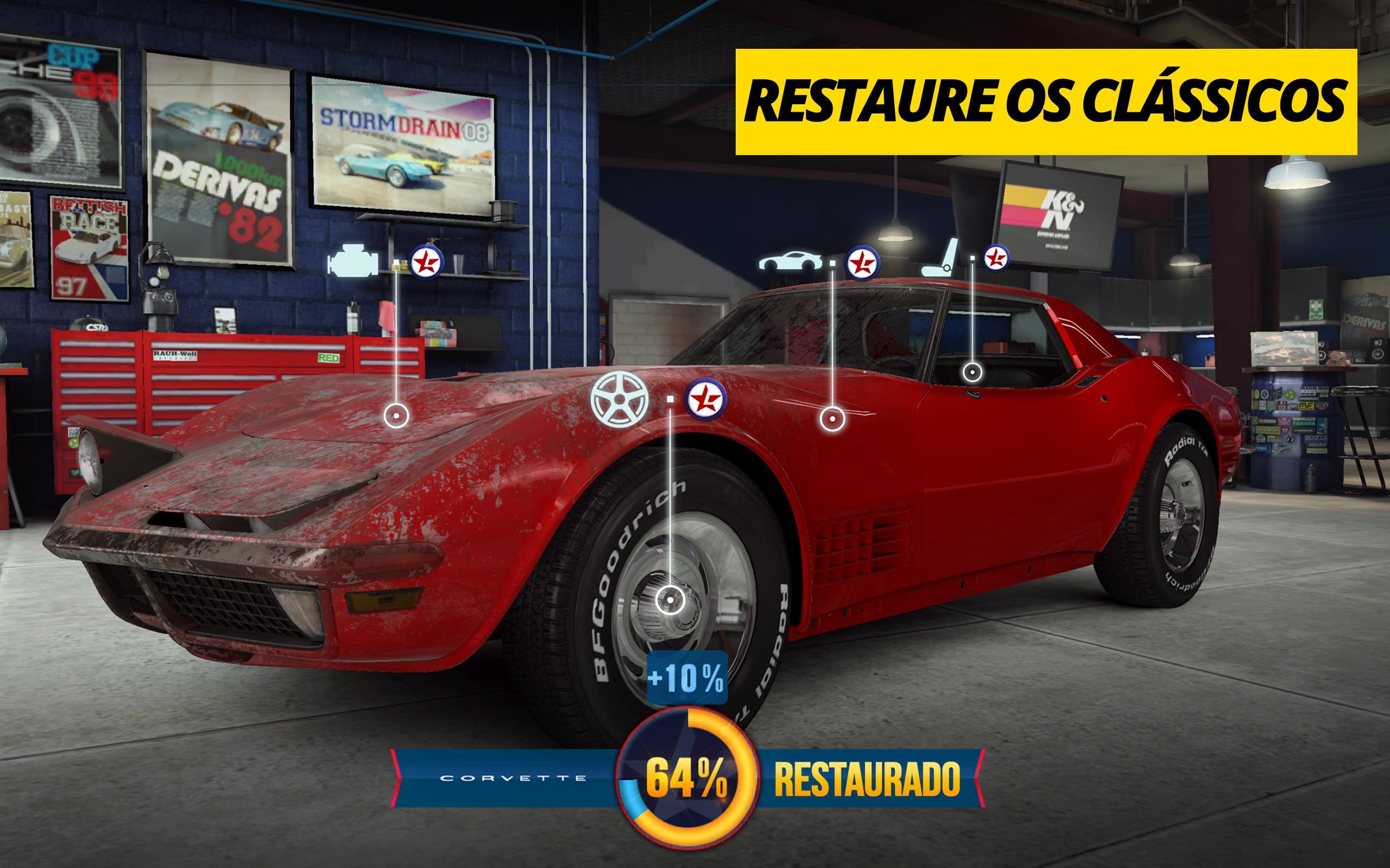 Captura de Tela do Jogo CSR Racing 2 - Jogo de Corrida