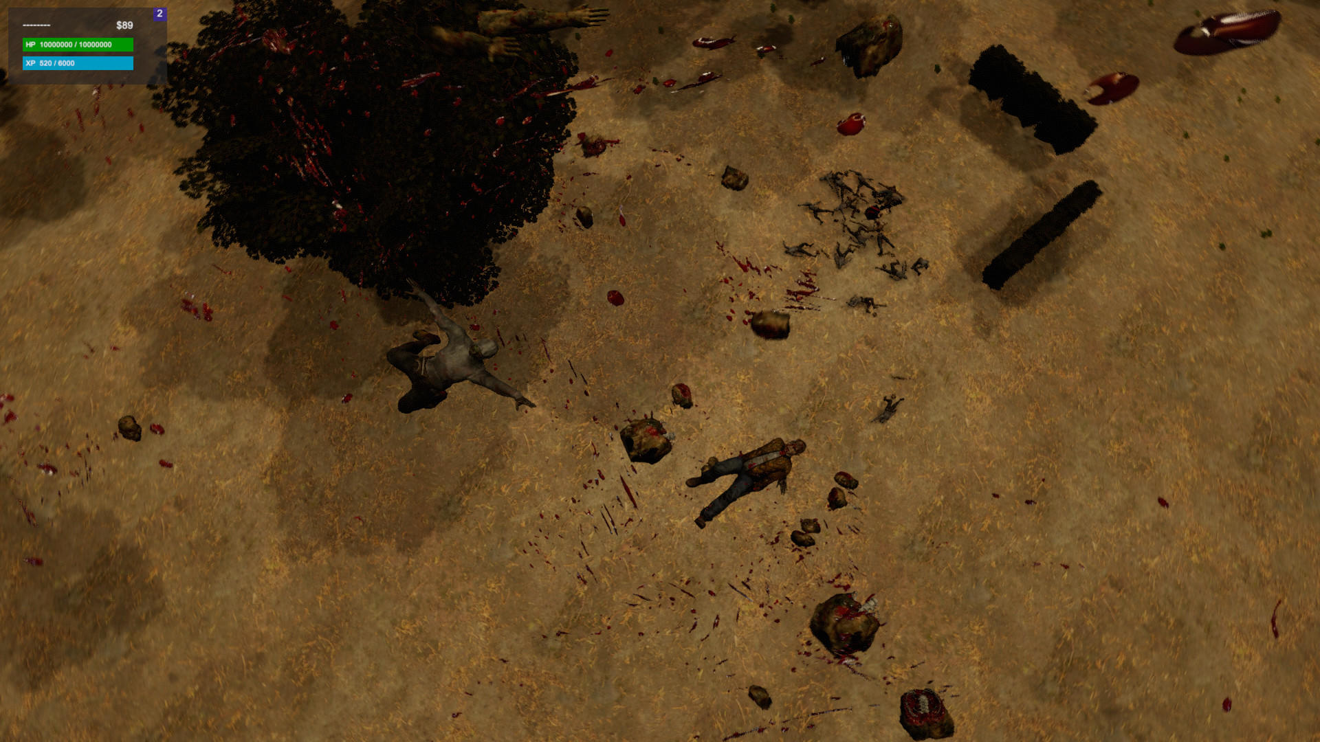Gratuitous Zombie Cannon screenshot game