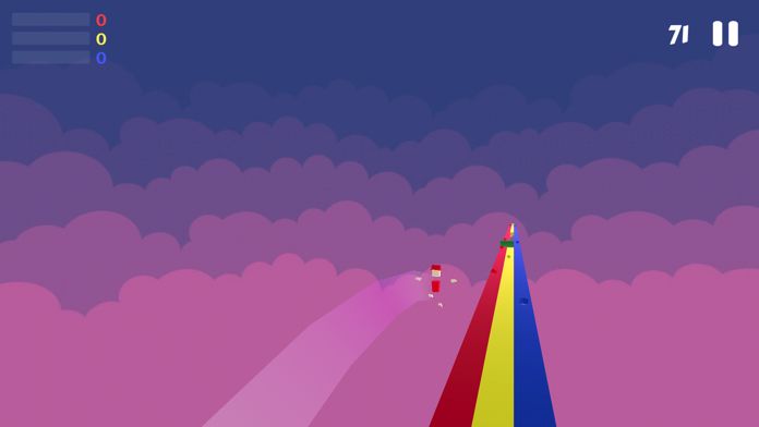 Screenshot of Rainbow Run - The Sky Runner