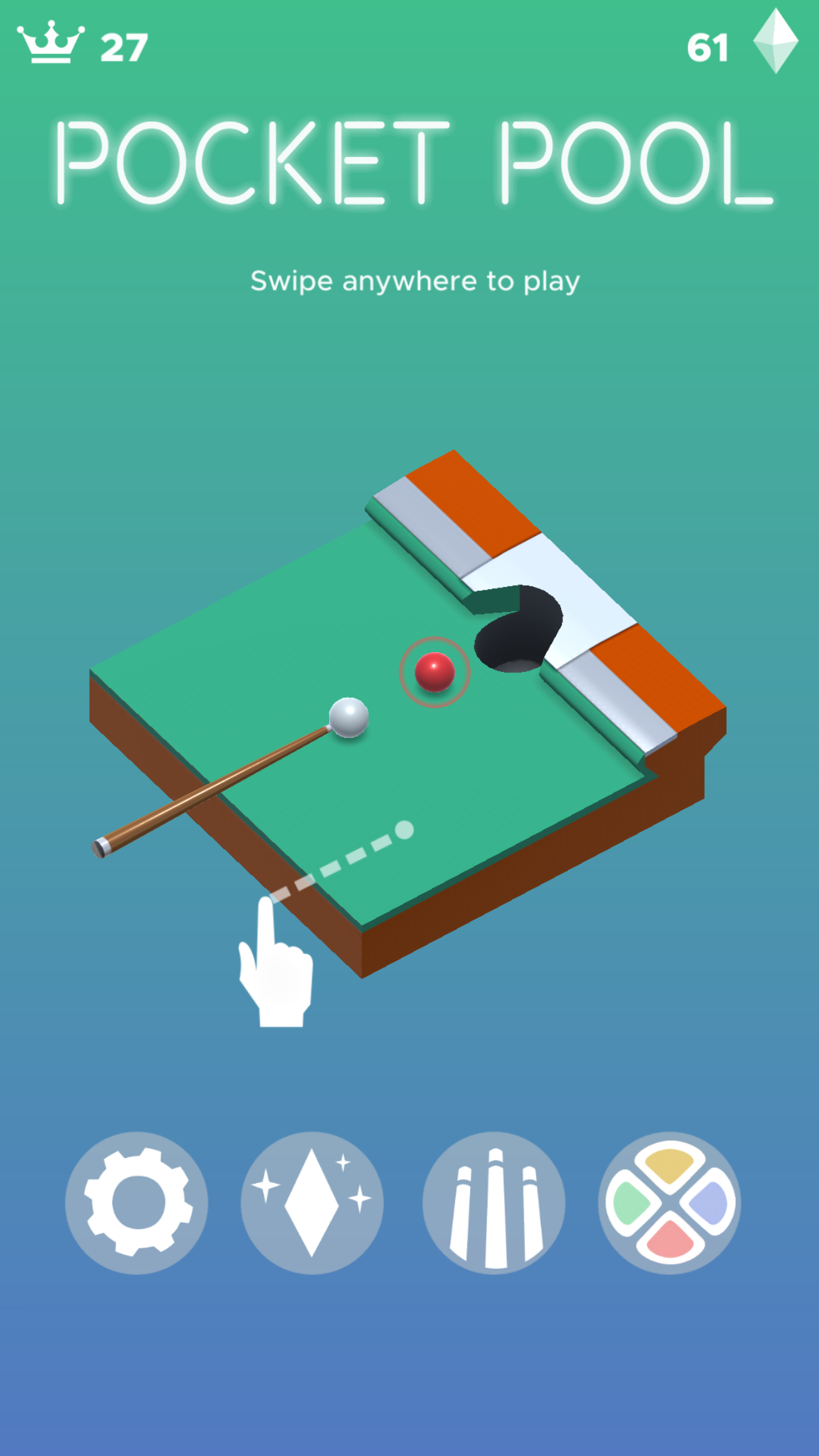 Pocket Pool Game Screenshot