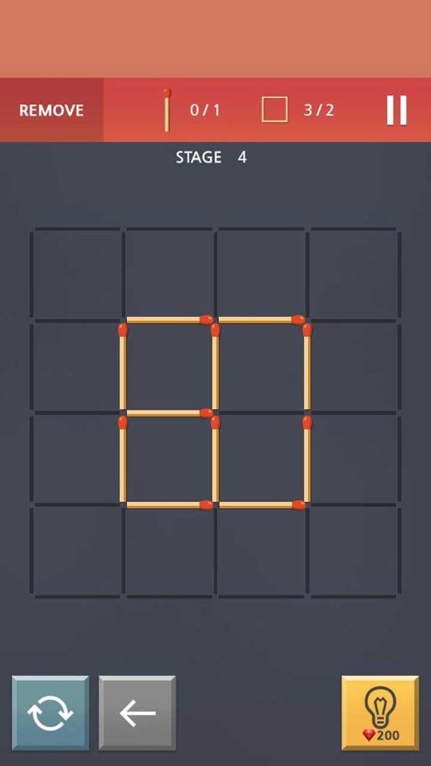 Matchstick Puzzle King screenshot game