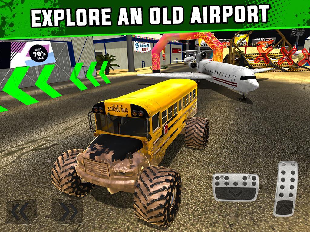 Captura de Tela do Jogo Monster Truck XT Airport Derby