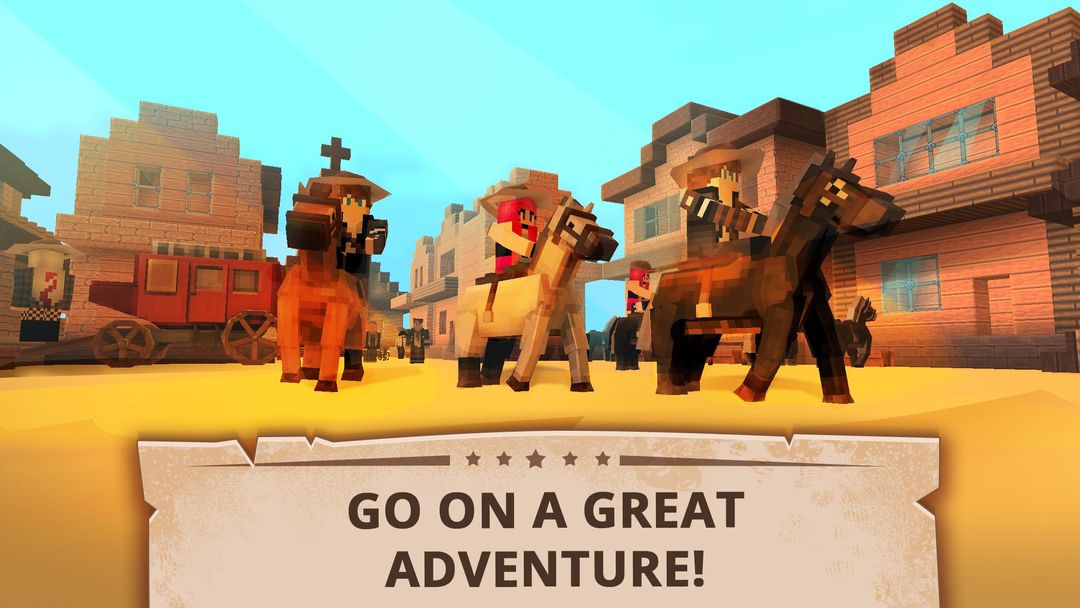 Cowboy Craft: Gun Duel Cowboy Games, West Gunsmoke screenshot game