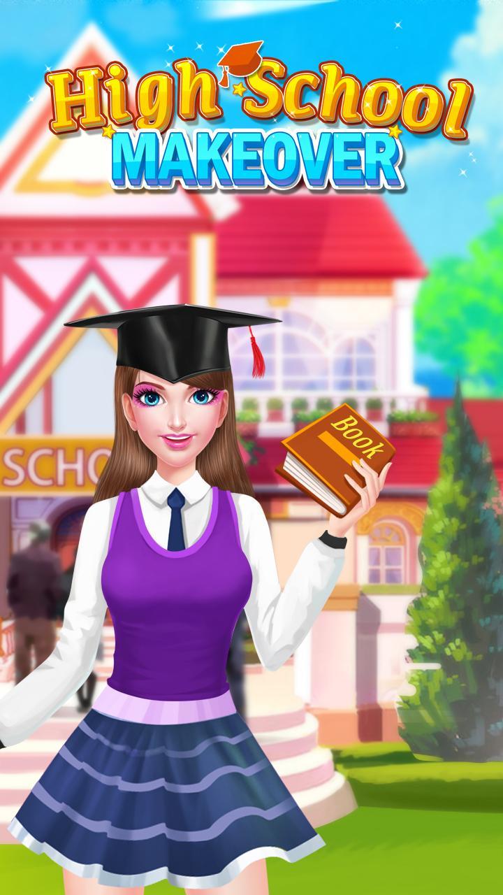 School Makeup Salon Game Screenshot