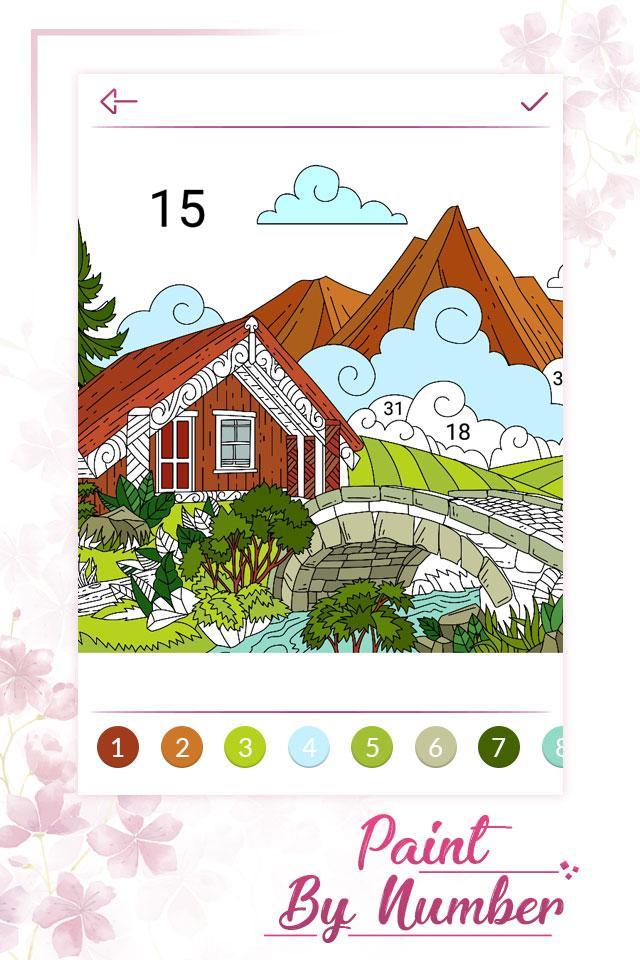 Screenshot of Paint by number - Coloring Book