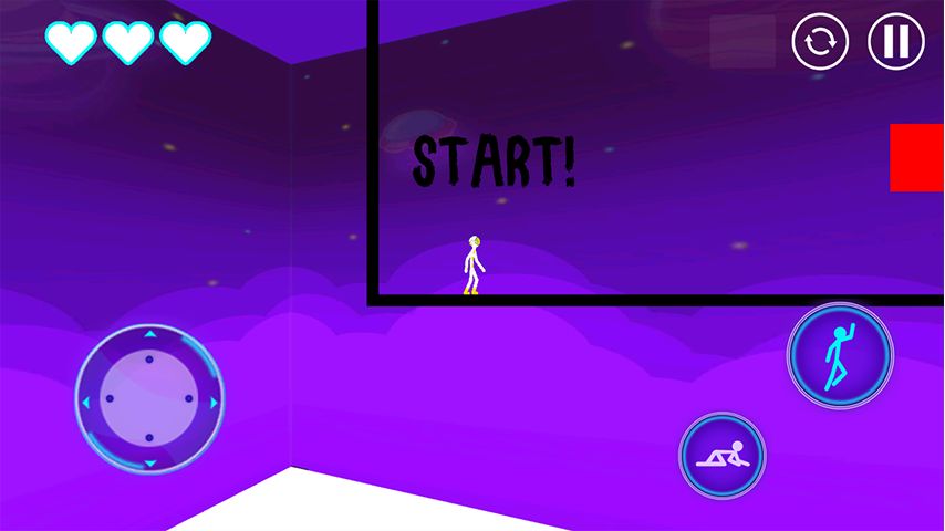 Screenshot of Stickman : Jump & Run