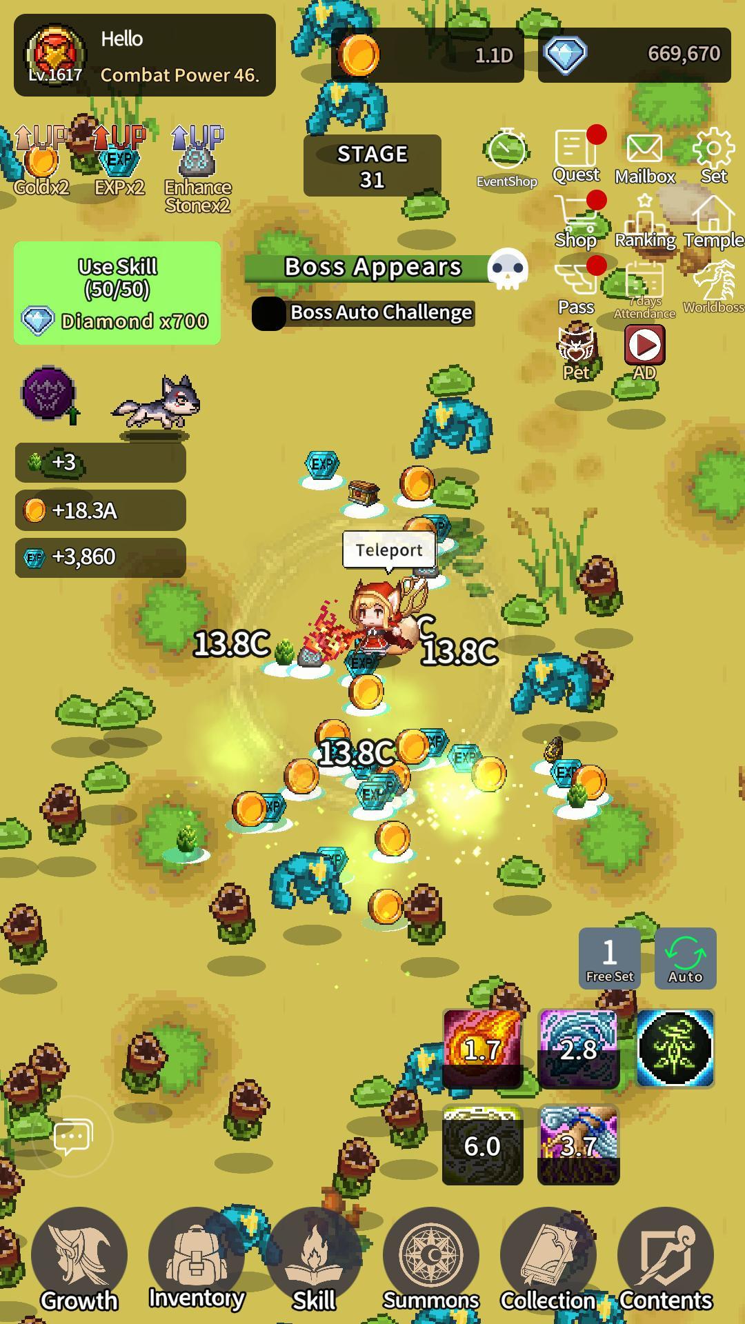 Legend Magician : Idle RPG Game Screenshot