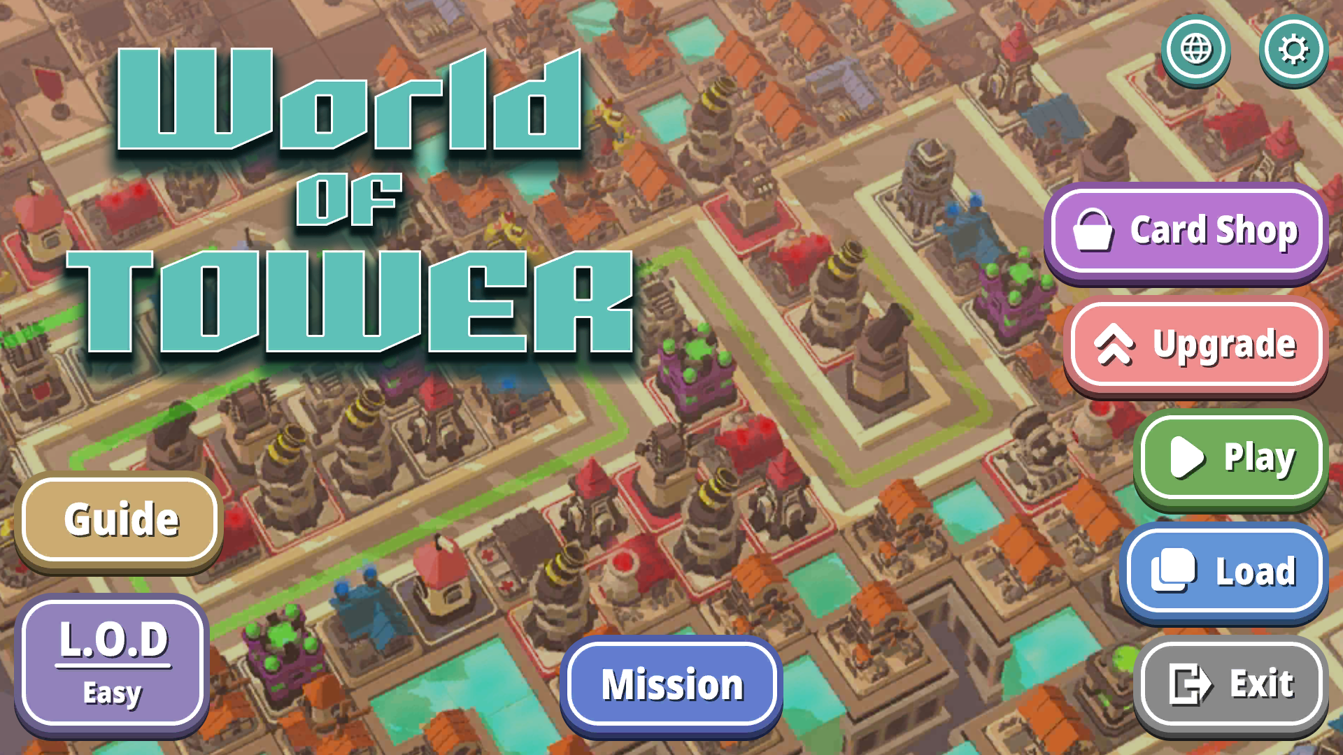 World of Tower ゲームのスクリーンショット