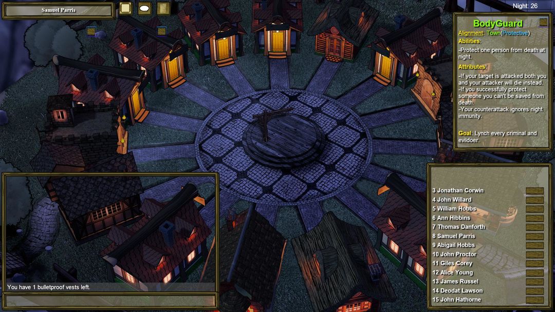 Screenshot of Town of Salem