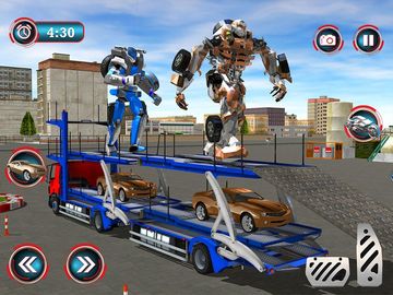 Multi Robot City Transport Sim Game Screenshot