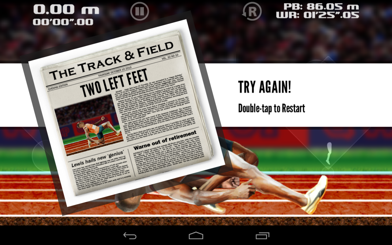 QWOP Game Screenshot