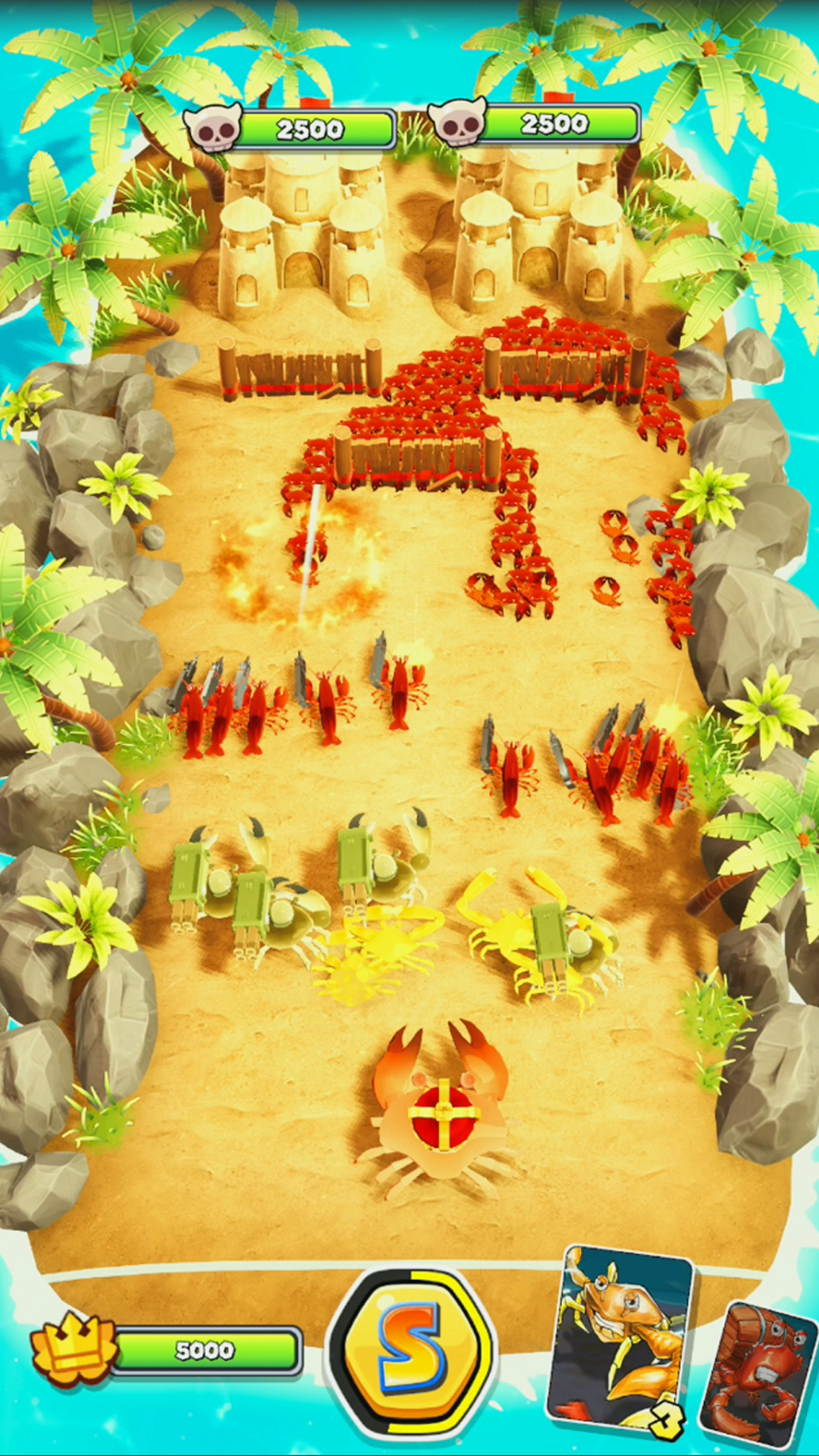 King of Crabs - Invasion ภาพหน้าจอเกม