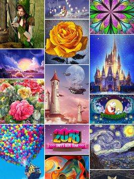 Cuplikan Layar Game Jigsaw1000: Jigsaw puzzles