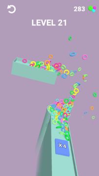 Rainbow Ball Maze Game Screenshot